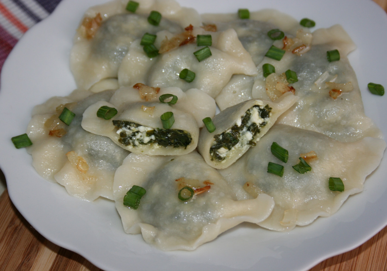 Pierogi ze szpinakiem i serem feta DoradcaSmaku.pl
