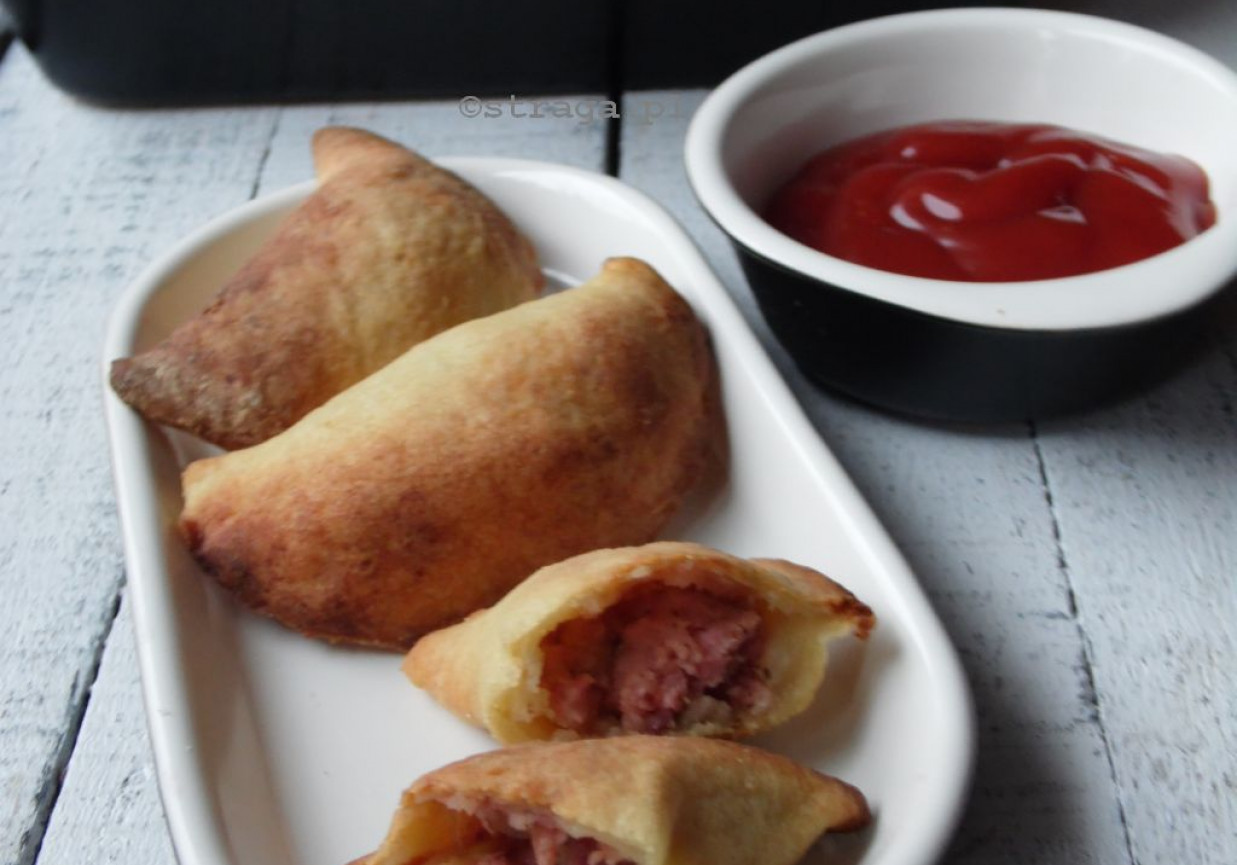 Pierogi ziemniaczane z mięsem foto