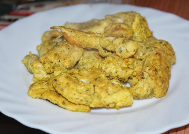 Fotografia przedstawiająca Pierś  kurczaka w curry