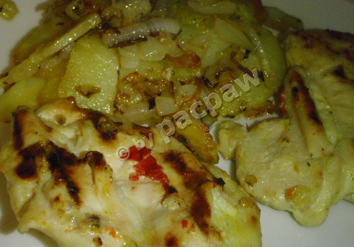 Pierś słodko-ostro marynowana foto