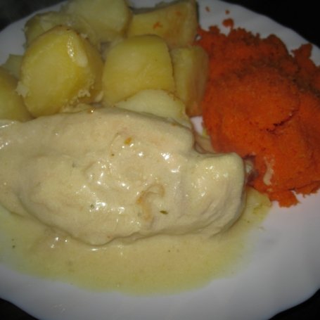 Krok 4 - Pierś z indyka w sosie cytrynowem foto