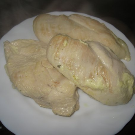 Krok 1 - Pierś z indyka w sosie cytrynowem foto
