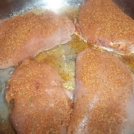 Krok 4 - Pierś z kurczaka z mięsem mielonym foto