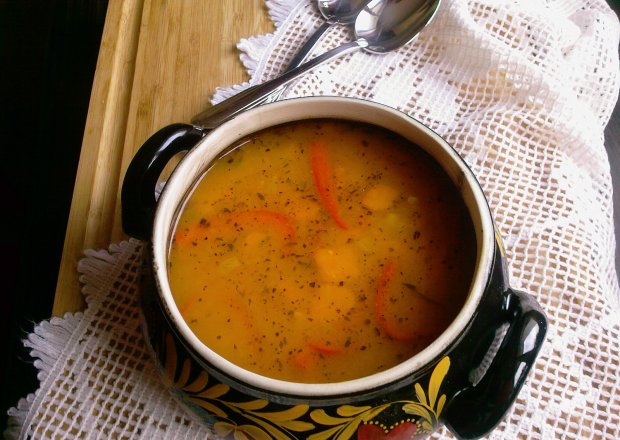 Fotografia przedstawiająca Pikantna zupa z dyni