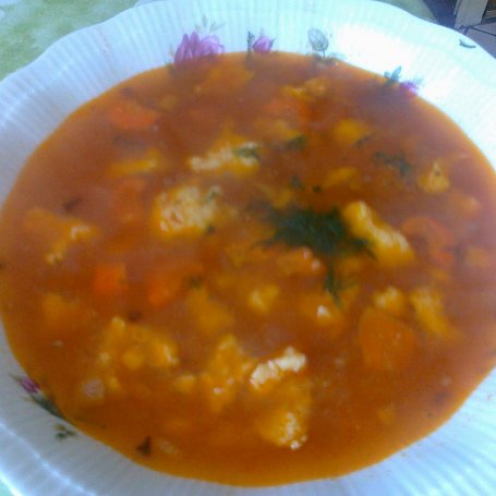 Krok 4 - pikantna zupa z karpia foto