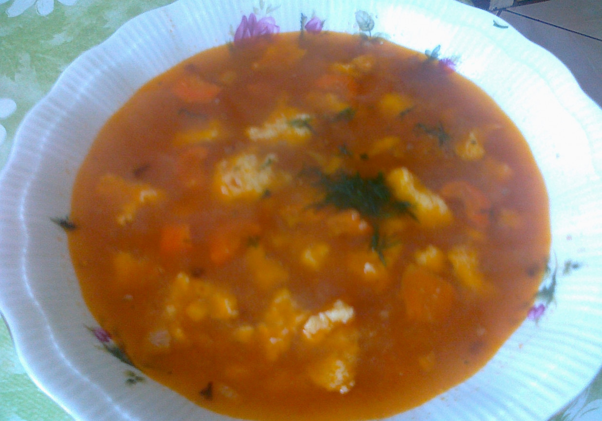 pikantna zupa z karpia foto