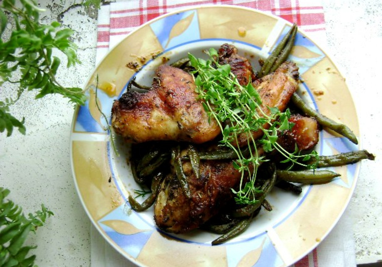 Pikantne i chrupiące mięso z kurczaka foto