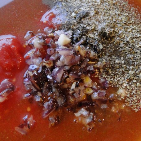 Krok 7 - Pikantne kotleciki wieprzowe w sosie pomidorowo - paprykowym foto