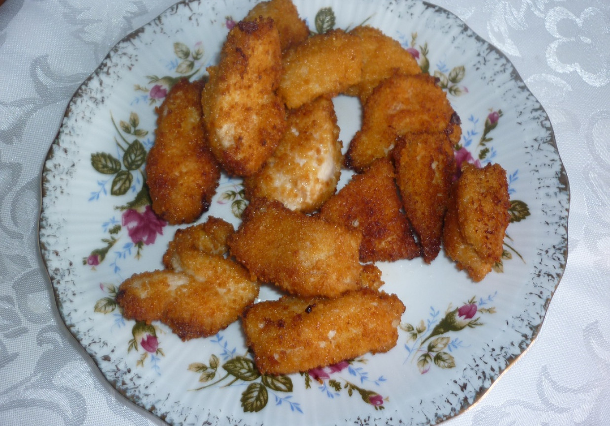 Pikantne nugetsy z kurczaka foto