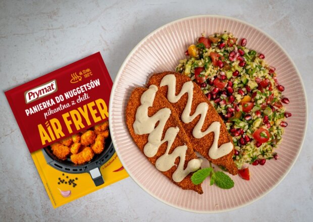 Fotografia przedstawiająca Pikantne plastry bakłażana