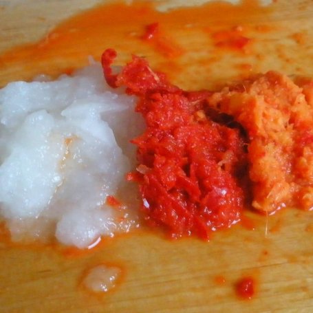 Krok 2 - Pikantne Pulpety z Cukinii w Sosie Kokosowo-Pomidorowym foto
