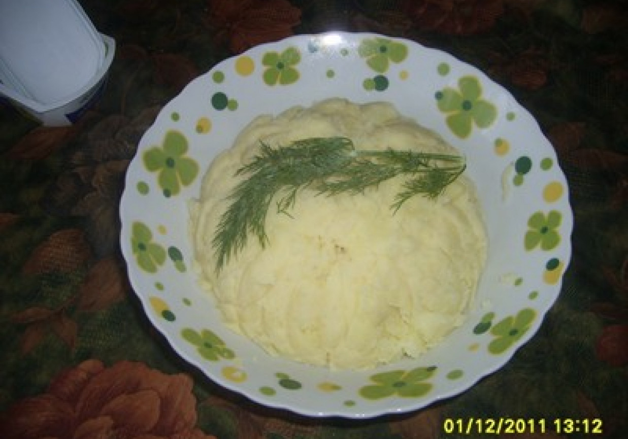 Pikantne pure z gałką muszkatołową foto
