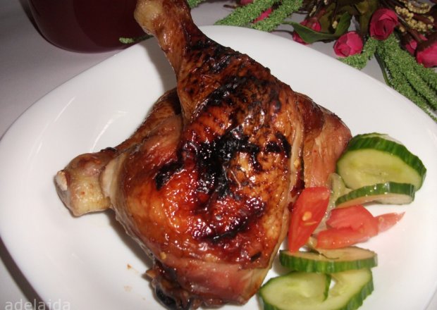 Fotografia przedstawiająca Pikantne udka kurczaka