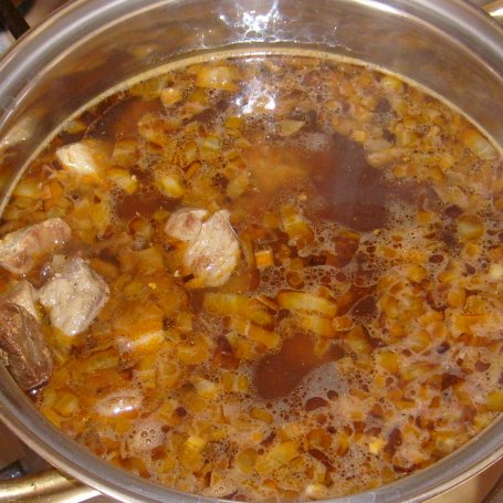 Krok 4 - PIKANTNY GULASZ Z SZYNKI WIEPRZOWEJ foto