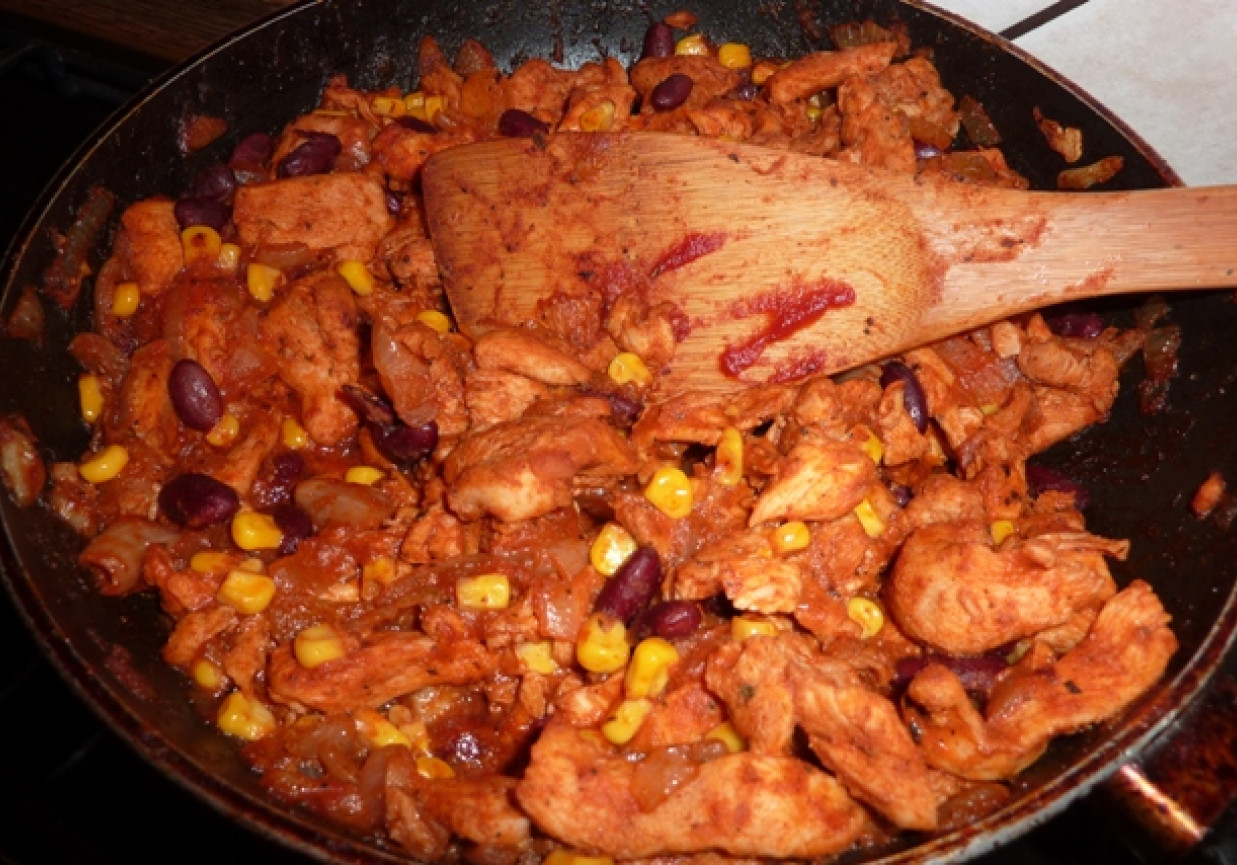 Pikantny kurczak po meksykańsku  :) foto