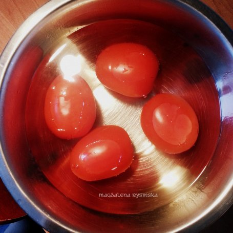 Krok 1 - Pikantny sos pieczarkowo-pomidorowy foto