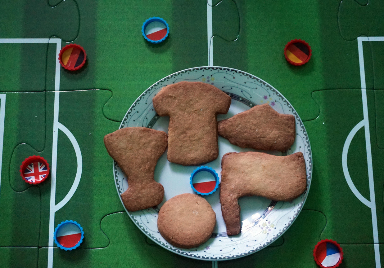 Piłkarskie ciasteczka foto