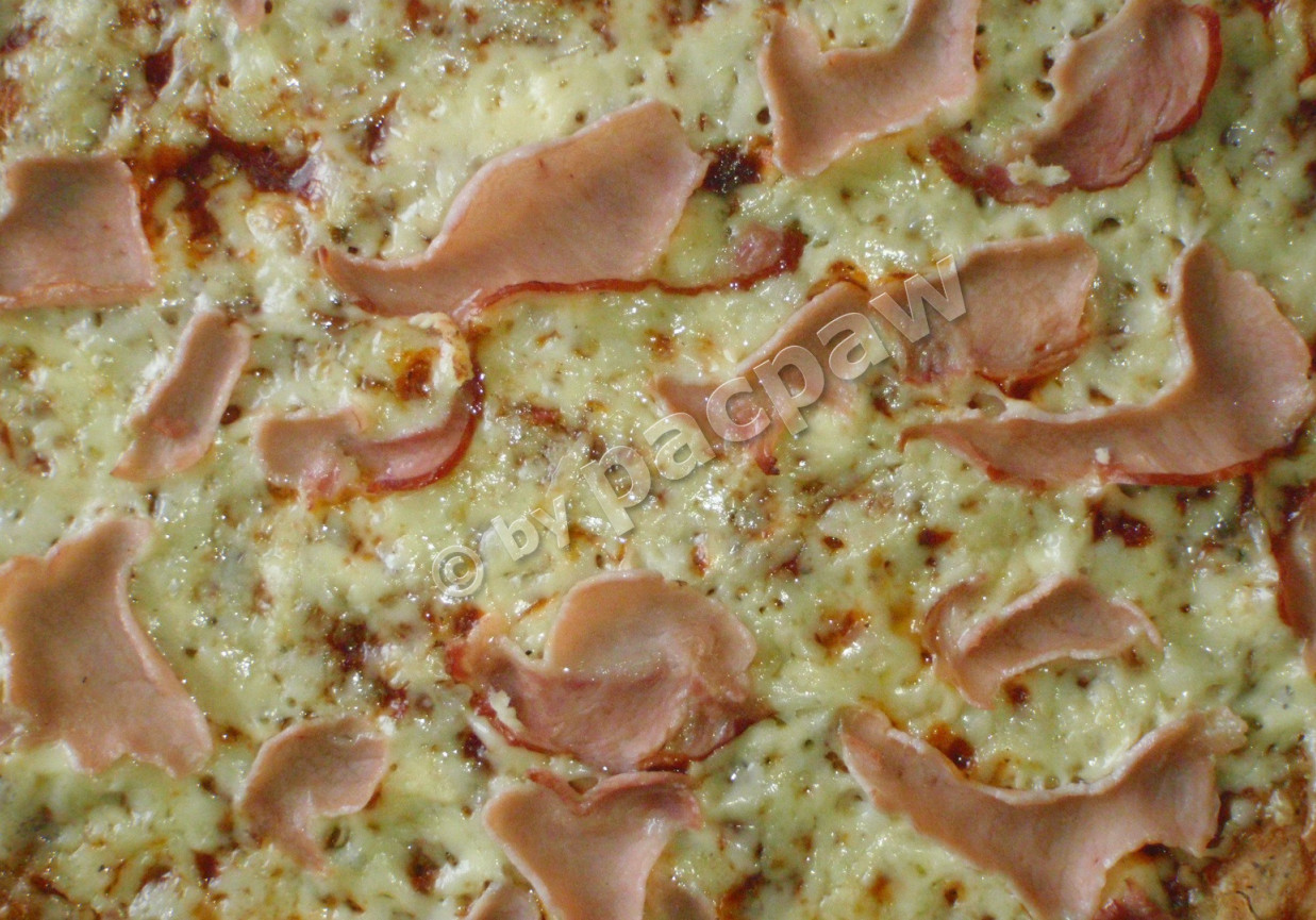 Piniowa pizza Vesuvio foto