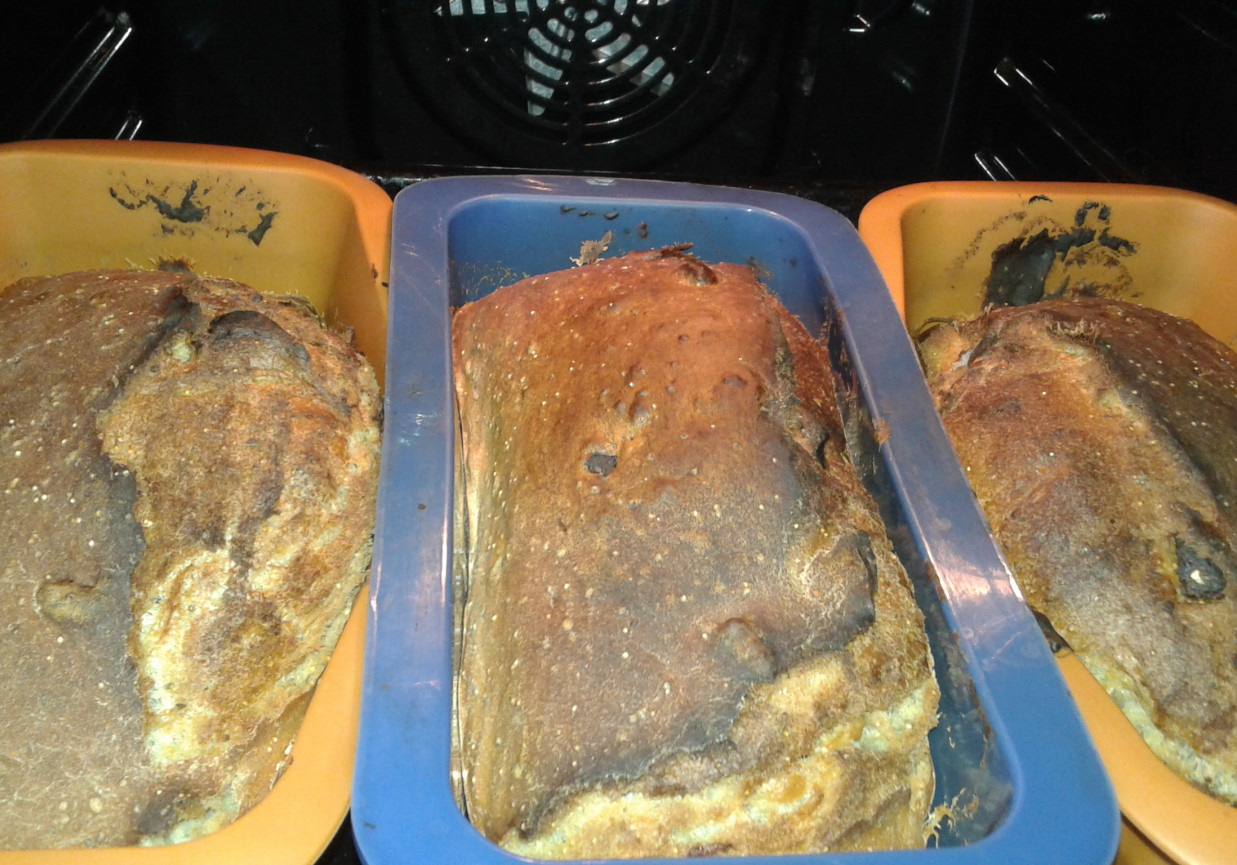 Pistacjowo - figowy chlebek na mące chlebowej foto