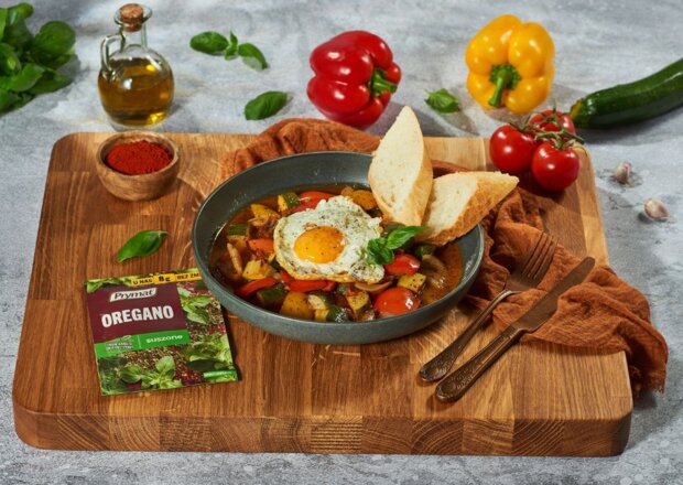 Fotografia przedstawiająca Pisto manchego - hiszpański gulasz warzywny, DS XXIII, odc. 24