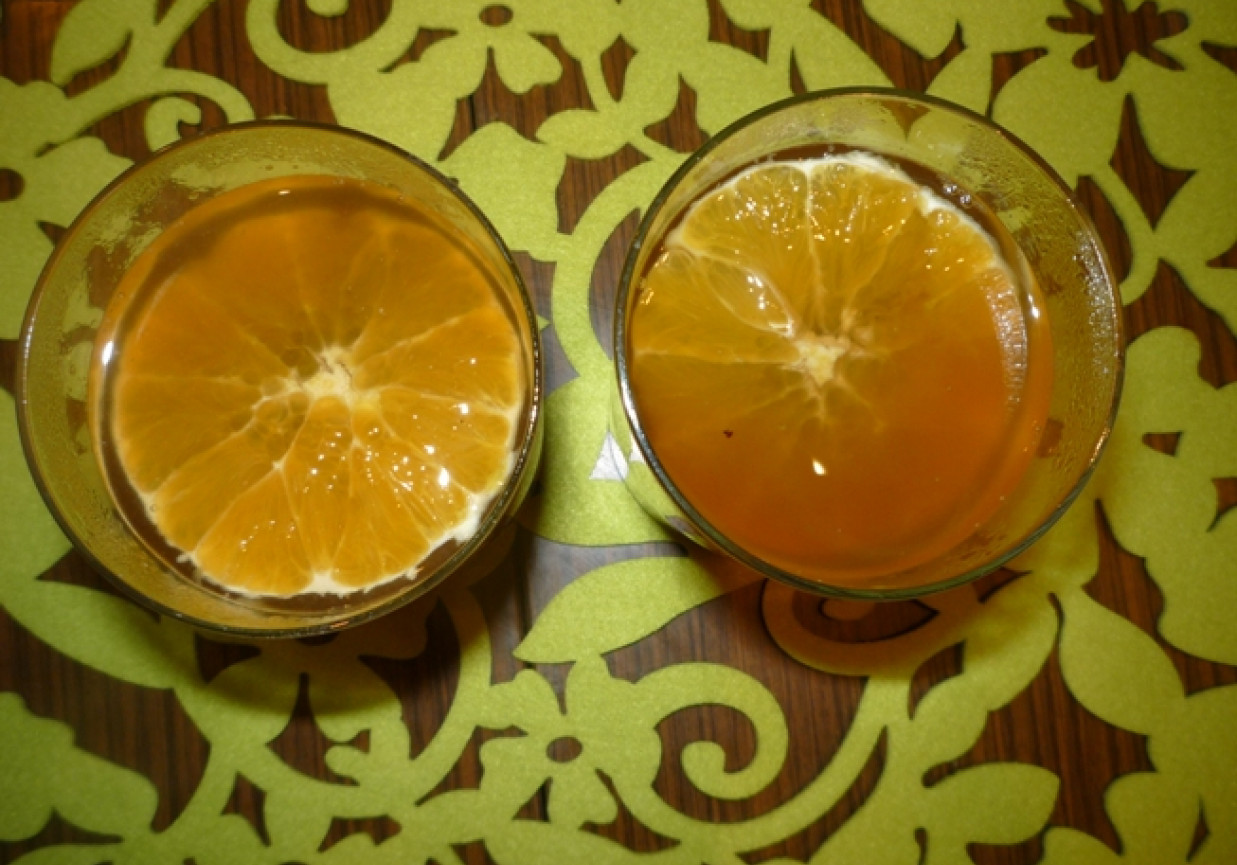 Piwo grzaniec z nutką pomarańczy foto