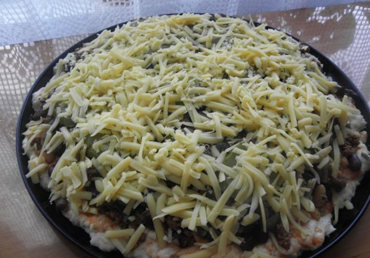 Pizza a la Mexico. foto