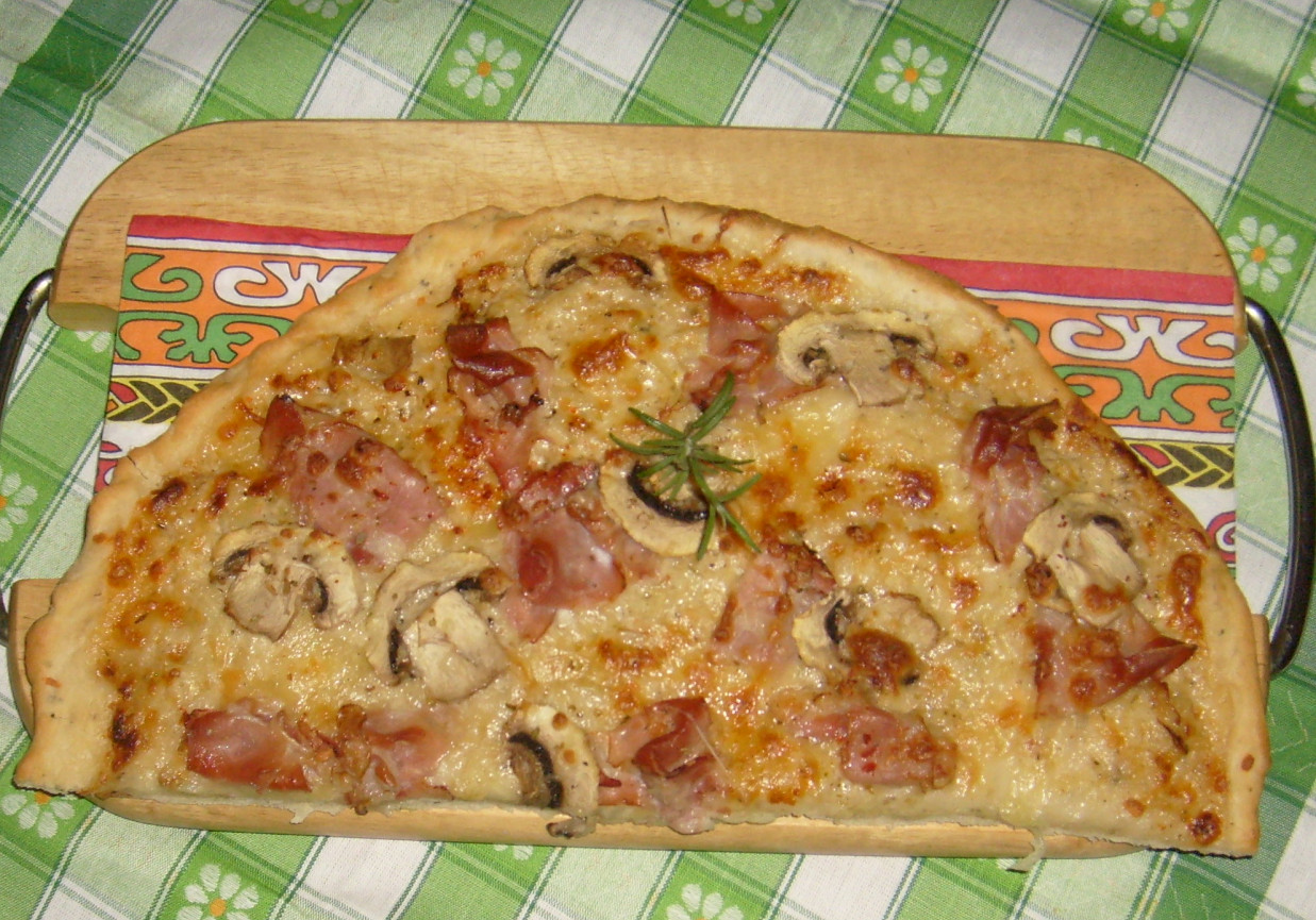 PIZZA CARBONARA foto