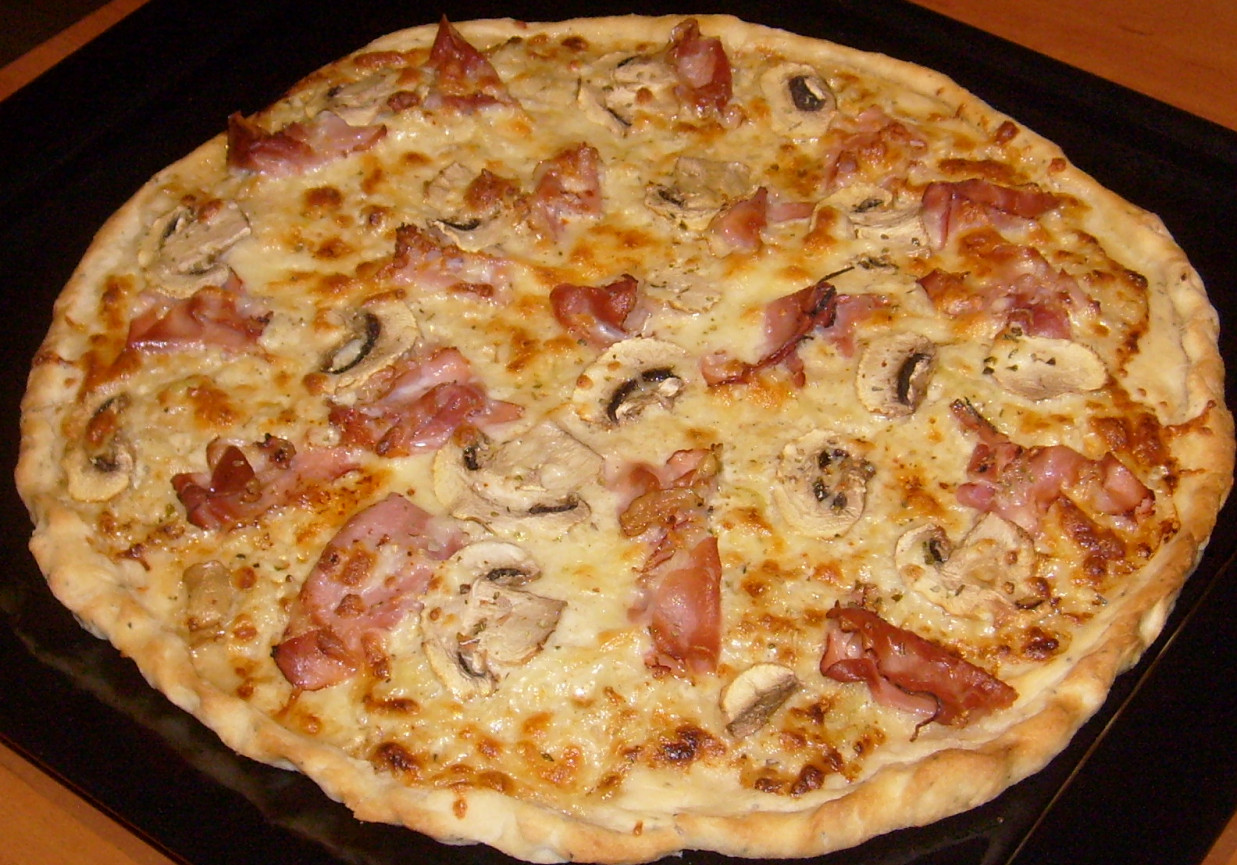 PIZZA CARBONARA foto