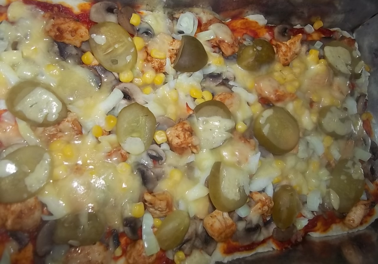 Pizza farmerska po mojemu foto
