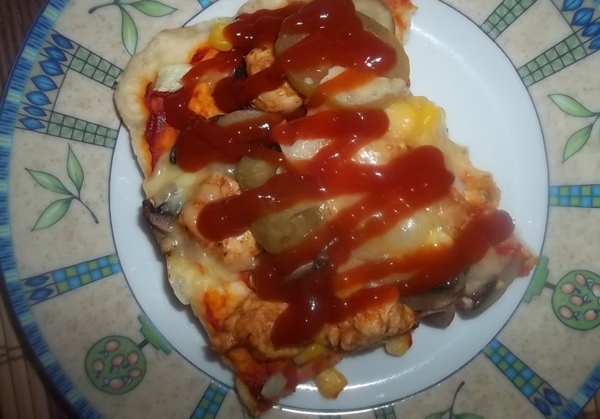 Pizza farmerska po mojemu foto