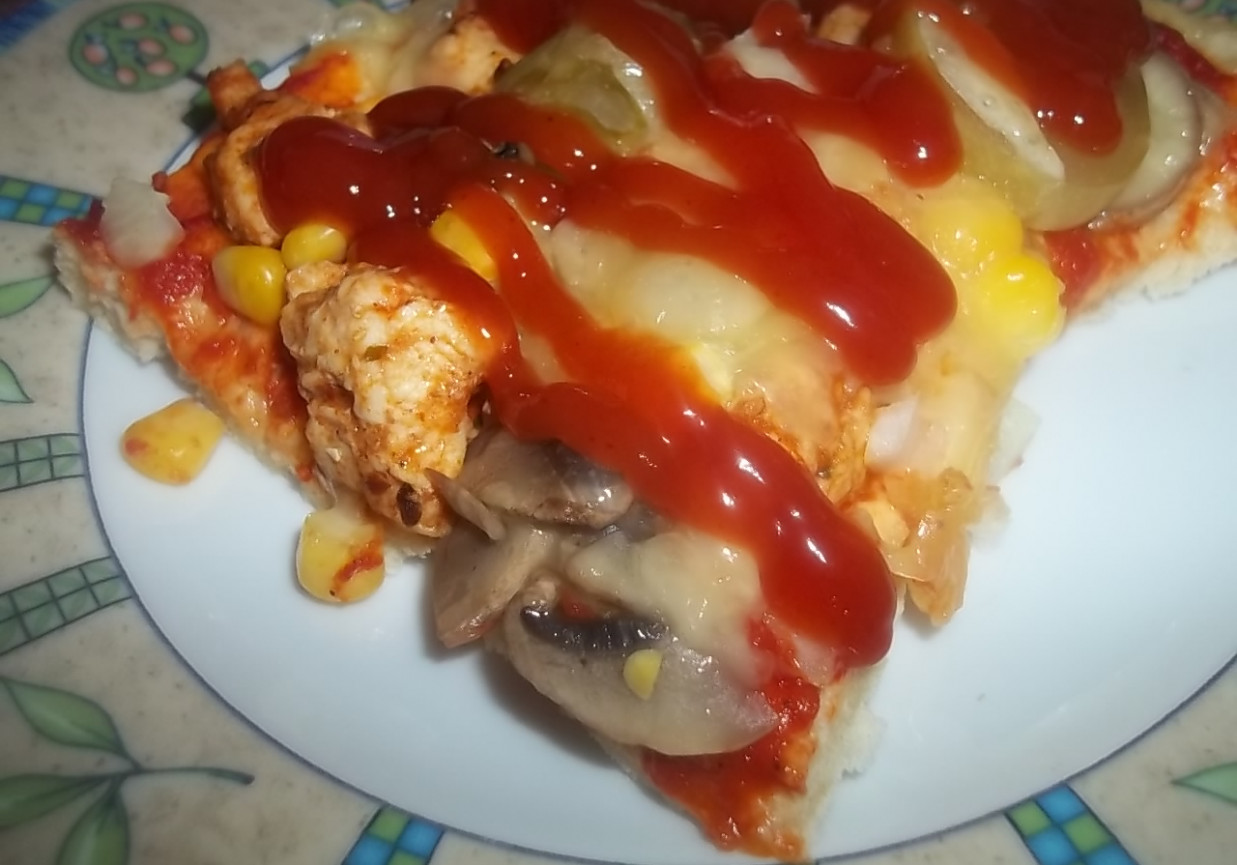 Pizza farmerska po mojemu foto