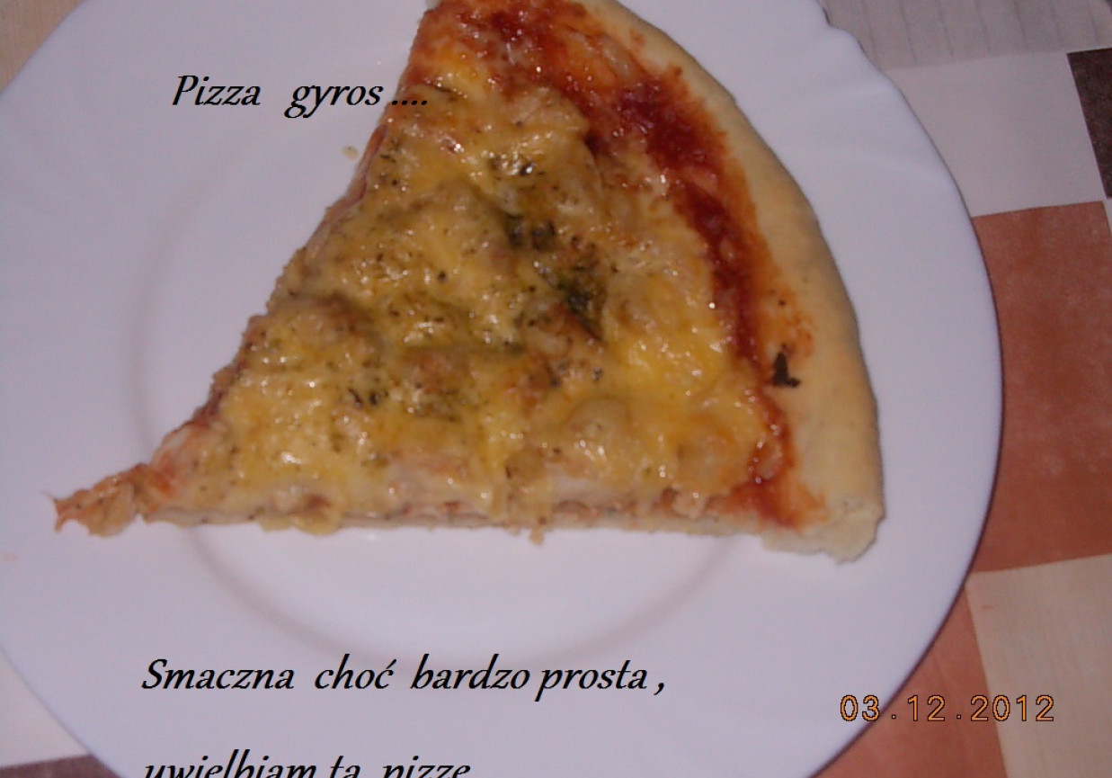 Pizza gyros - DoradcaSmaku.pl
