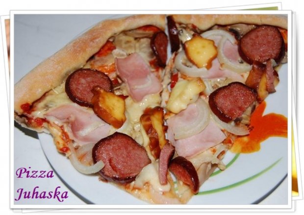 Fotografia przedstawiająca Pizza juhaska ( bez drożdży)