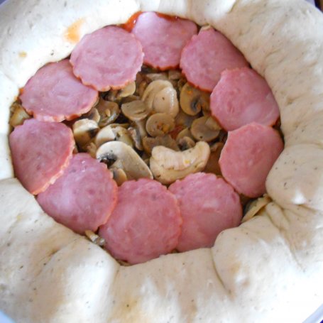 Krok 4 - Pizza-kołacz foto