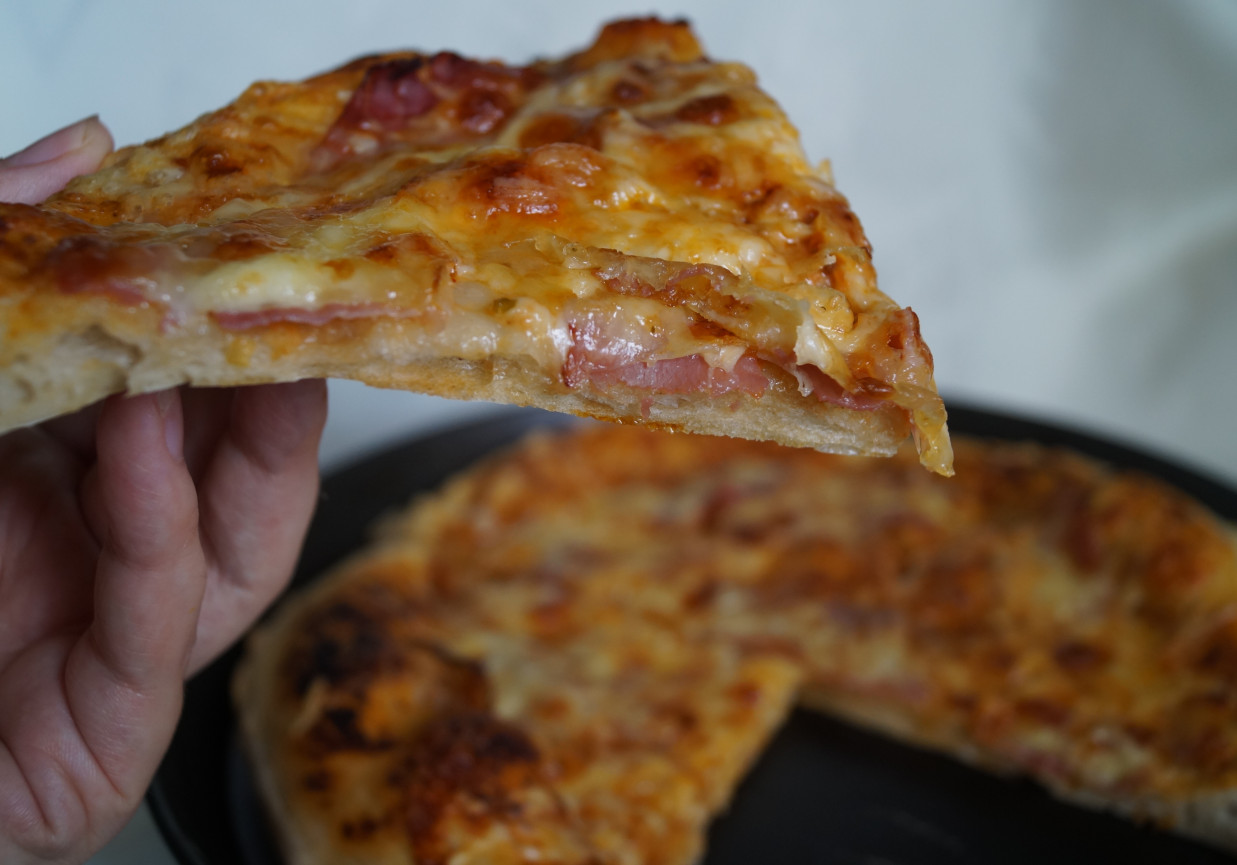 Pizza na poolish foto