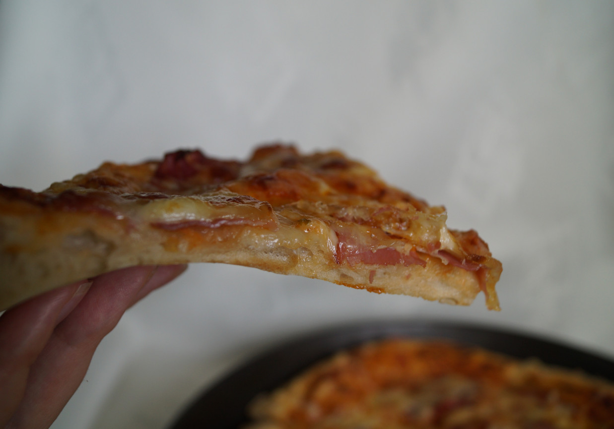 Pizza na poolish foto