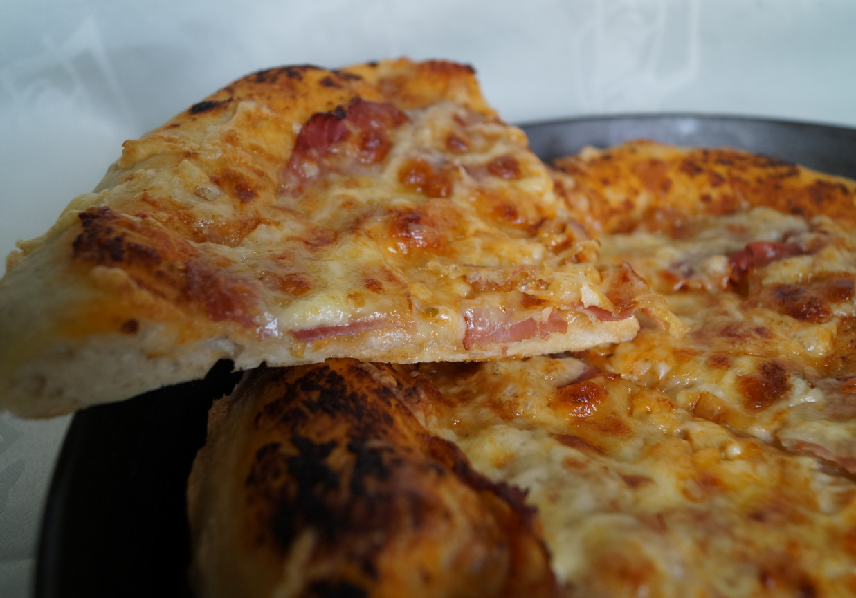 Pizza na poolish foto