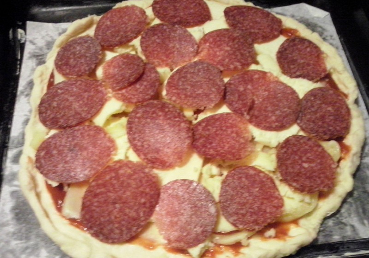 Pizza Peperoni (ser,salami) foto