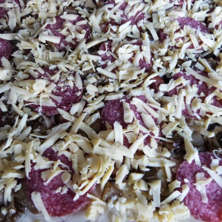 Krok 8 - Pizza podwójnie grzybowa foto