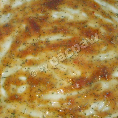 Krok 2 - Pizza śródziemnomorska z pieczarkami i chorizo foto