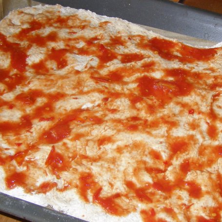 Krok 3 - pizza szpinakowo-jajeczna... foto
