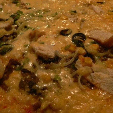 Krok 5 - Pizza z kurczakiem foto