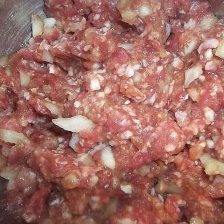 Krok 1 - Pizza z mięsem mielonym i pieczarkami foto