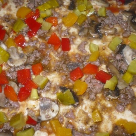 Krok 4 - PIZZA z mięsem mielonym foto