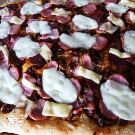 Krok 8 - Pizza z płatkami owsianymi foto
