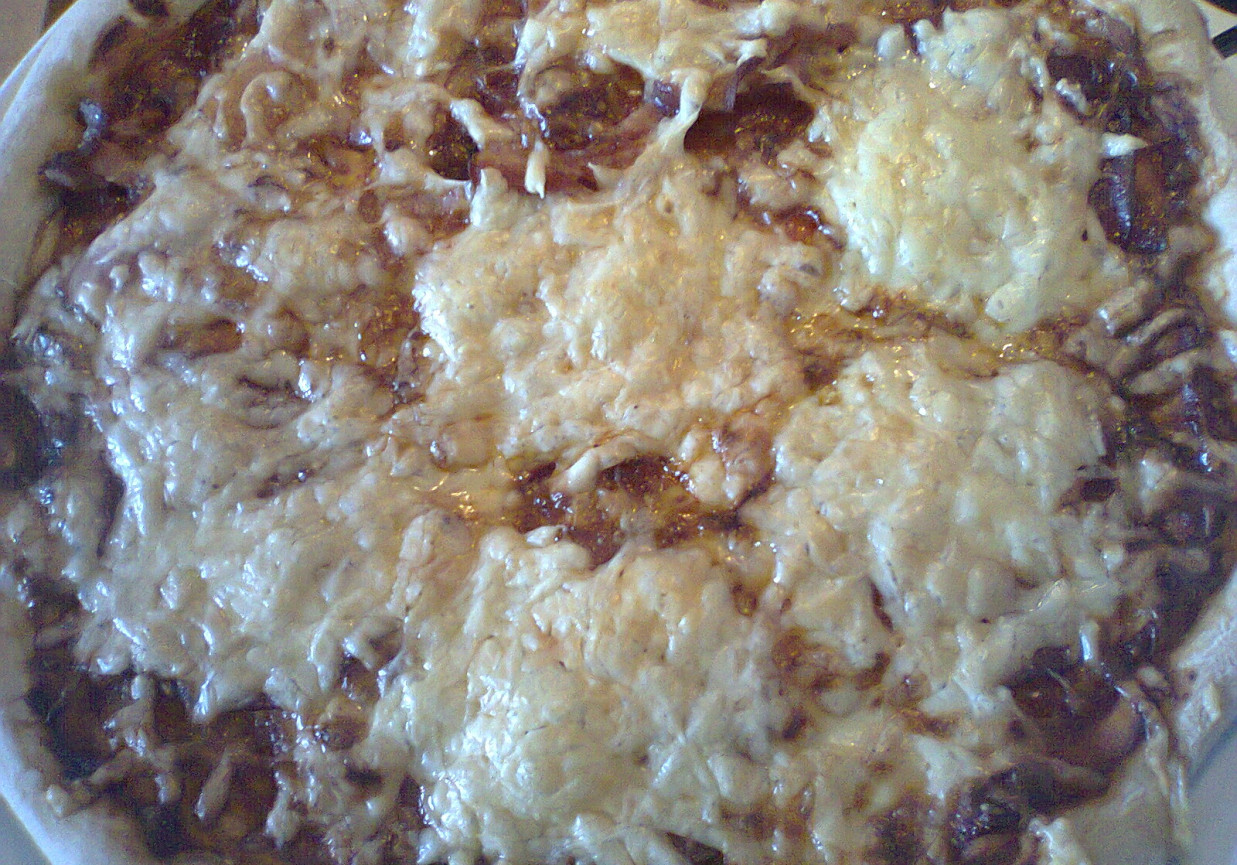 Pizza z salami foto