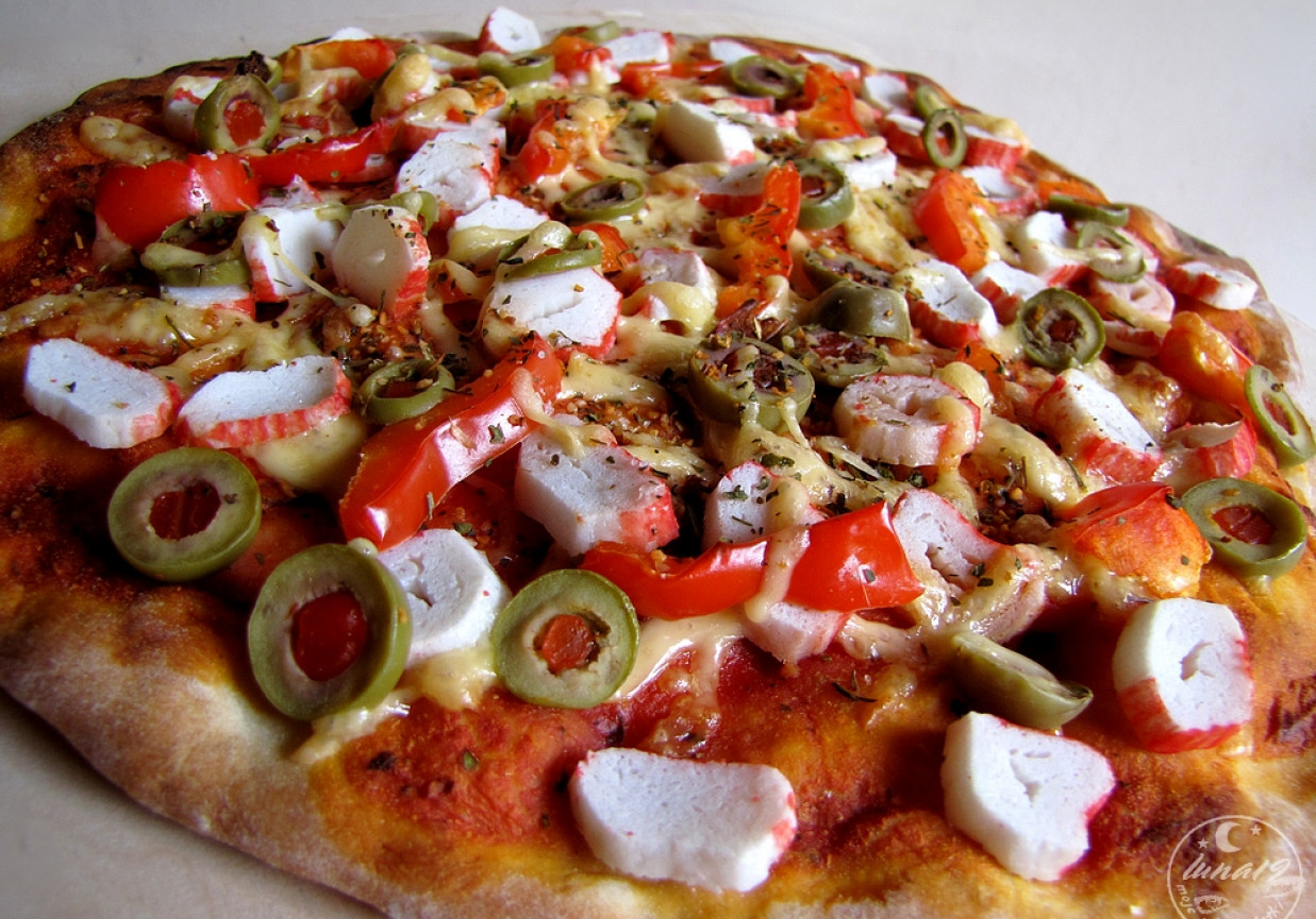 Pizza z surimi DoradcaSmaku.pl