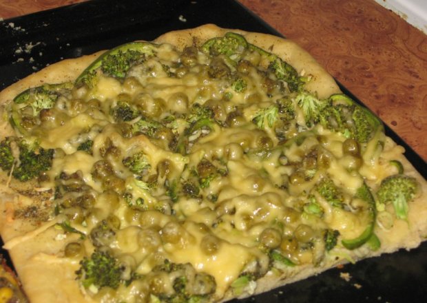 Fotografia przedstawiająca Pizza zielona