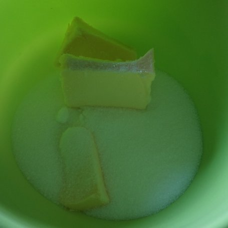 Krok 1 - Placek kakaowy z rabarbarem foto