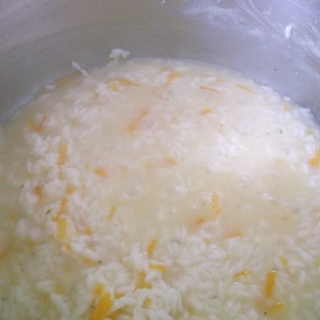 Krok 1 - Placek ryżowo-grzybowy. foto